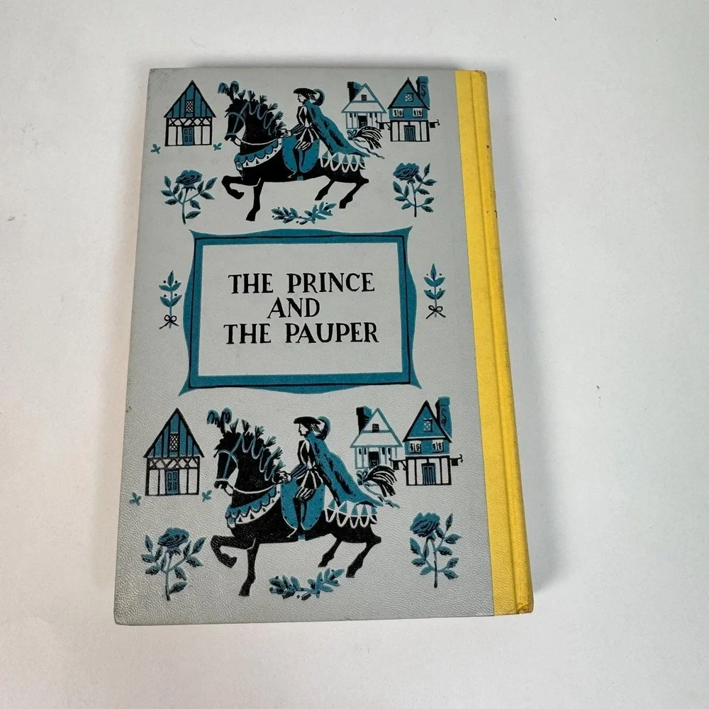 The Prince and‎ the Pauper Mark Twain Junior Deluxe Editions Hardcover Book 1954